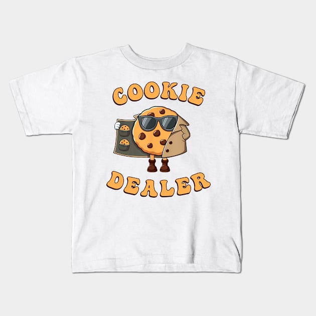 Cookie Dealer Funny Kids T-Shirt by handronalo